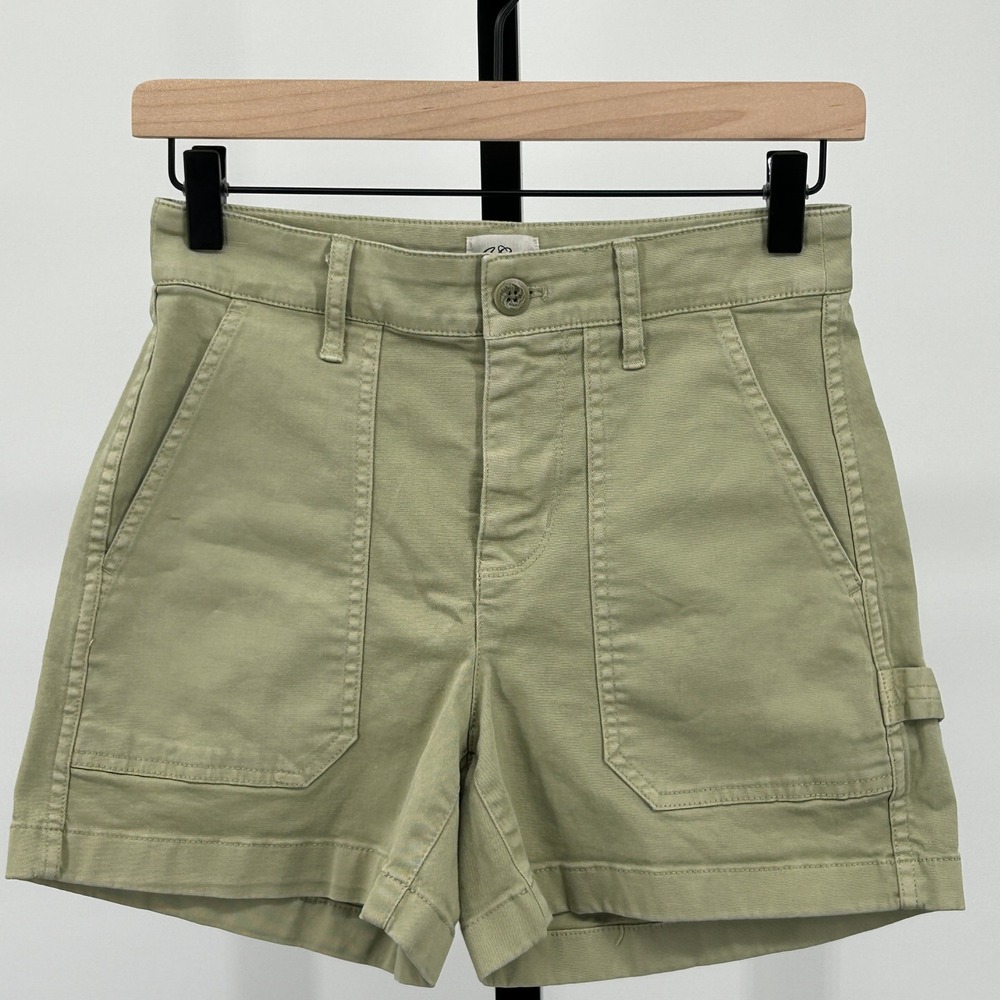 JCrew Foundry Chino Shorts Sage Green Size 00 Summer Casual